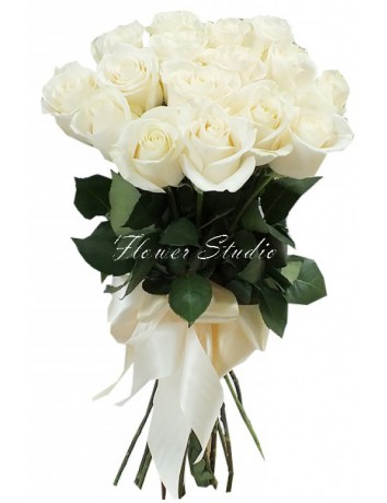 Букет Мелана из 19 белых роз