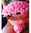 Букет Розалия из 101 розовой розы